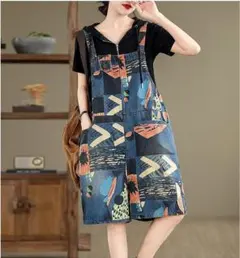 大きいサイズ レディース サロペット　パンツ　春夏 秋 新品 ショート　ハーフ