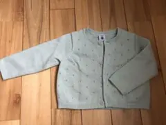 プチバトー　カーディガン　18m/81cm