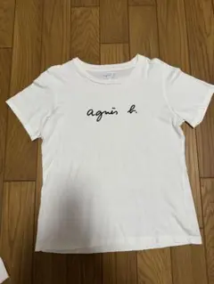 agnès b. ロゴ Tシャツ M、Lサイズ