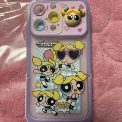 パワーパフガールズ iPhone13pro ミラー付　ソフト　スマホケース