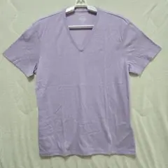 美品！BANANA REPUBLIC フィット Vネック Tシャツ Sラベンダーのサムネイル