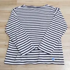 ORCIVAL オーシバル バスクシャツ ボーダー ネイビー ホワイト