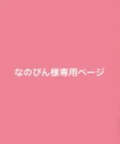 なのぴん様専用ページ