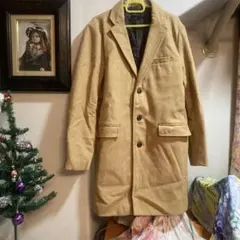 【冬の訪れ⑦】「メルトンチェスターコート」キャメルLサイズ（jiggys）