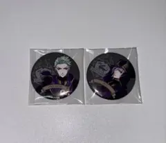 ツイステ　缶バッチ　シルバー　セベク・ジグボルト