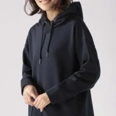 ◆ BAYFLOW ベイフロー ダンボール パーカー ロング プルオーバー