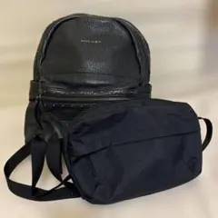 ２点セット　アンクラインリュック（美品）/無印良品　ショルダーバッグ（ほぼ新品）