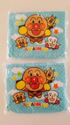新品未使用送料込♪アンパンマンポケットタオルあおぞら2個セット