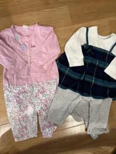 長袖ロンパース・カバーオール80セット