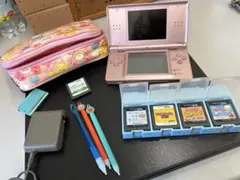 Nintendo DS Lite ピンク 本体 ソフト付きタッチペン動作確認済み