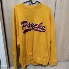 ロゴ入りイエロートレーナー