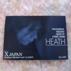 X JAPAN HEATH トレーディングカードNo.40