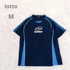 ロット 半袖Tシャツ スポーツウェア ロゴプリント ネイビー Mのサムネイル