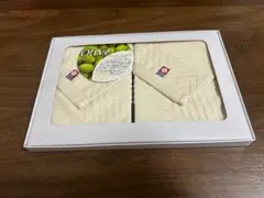 【購入可能】今治タオル　アイボリー 2枚入り