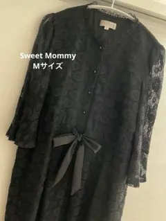 Sweet Mommy フォーマルワンピース M ブラック マタニティ 授乳服