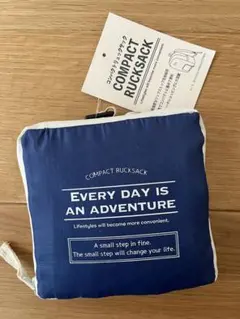 コンパクトリュックサック　エコバッグ　新品　折りたたみバック