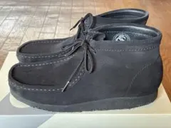 クラークス ワラビー clarks wallabee ブラックUK8
