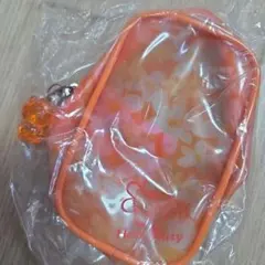 【希少】Hello Kitty　 花柄ポーチ オレンジ