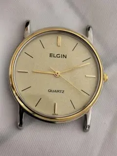 ELGIN FK199 QZ コンビカラー ユニセックス 時計 稼働 新品電池 - メルカリ