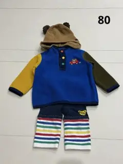ミキハウス　カラフル　フリース　トレーナー セット
