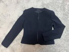 ブラックギャラリー　上下セット　濃紺ジャケットワンピース　7号　お受験