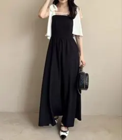 MAJESTIC LEGON マジェステックレゴン　配色リボンワンピース