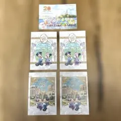 ファンタジースプリングスホテル　ポストカード　5枚　20周年記念 ディズニー