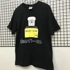 A644 うるせぇトリ　Tシャツ プリント　キャラクター　ブラック　レディース