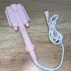 ピンク カールヘアアイロン(コテ)