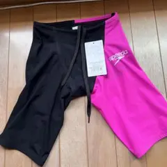 ウロコ撥水FASTSKIN-FSⅡブラック×レッド ファーストスパッツ M競パン
