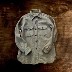 80s「L.L.bean」USA製 ヘビーウールシャツ 肉厚 ビンテージ