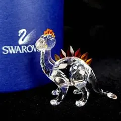 /美品/スワロフスキー　恐竜　ディノ　置物　フィギュリン　箱つき