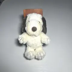 スヌーピー　キーホルダー　ぬいぐるみ　茶色　ブラウン　PEANUTS 12cm