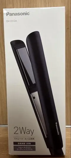 パナソニック コンパクト ストレートアイロン 黒 EH-HV2A-K