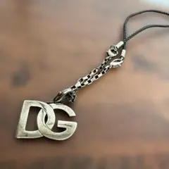 028/D&G ドルガバ ペンダントネックレス シルバー 十字架/ドッグタグ