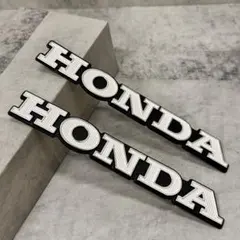 cb750four k0 フューエルタンクエンブレム 黒 左右セット HONDA - メルカリ