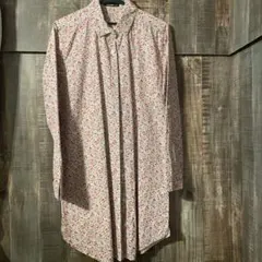 FRED PERRY 小花柄 長袖ロングシャツ