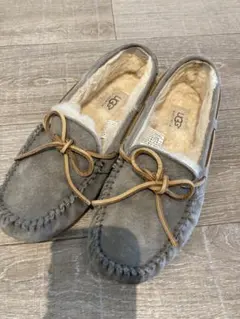 Ugg スエード　スリッポン　ムートンシューズ　24.0