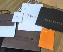 高級ブランド紙袋6点（プチプレゼントもあります。）