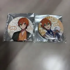 エリオスR グレイ ナンジャ ハート缶バッジ - メルカリ
