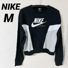 早い者勝ち★ NIKE 【M】ナイキ トレーナー ブラック/グレー レディース