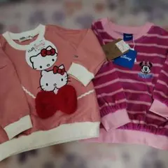 【新品未使用品】タグ付き しまむら 90cm トレーナー 2枚セット