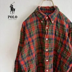Ａ342 RALPH LAUREN ラルフローレン　メンズ　シャツ　L E1X3