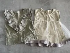 お値下げ‼︎タンクトップチュニック 2枚セット 100