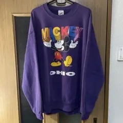disney vintage スウェット mickey jerzees ミッキー