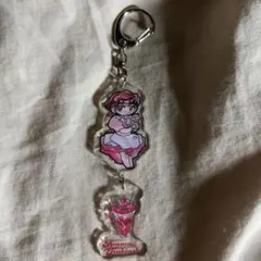 月足天音　パフェ　キーリング　キーホルダー　FRUITS ZIPPER