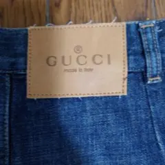 GUCCI ダークブルー デニムスカートのサムネイル