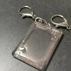 ミニトレカキーホルダー　レジンデコ