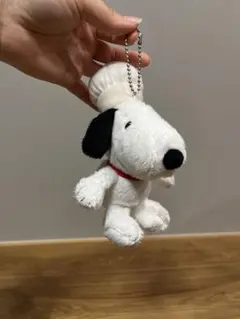 スヌーピー シェフぬいぐるみ キーチェーン付き