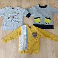 klädkåp トレーナー 110cm 3点セット